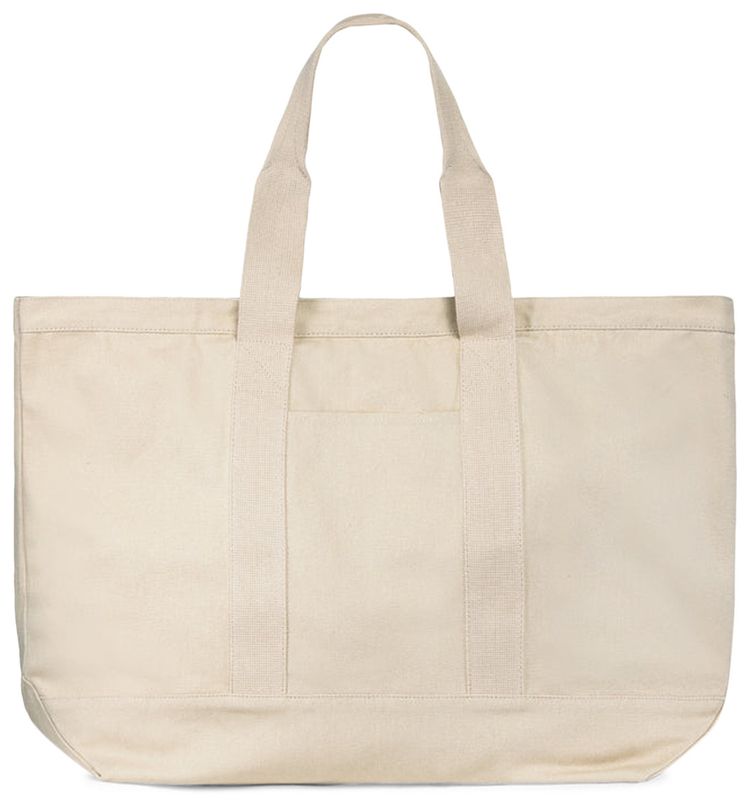 Stussy Canvas Extra Large Tote Bag Natural