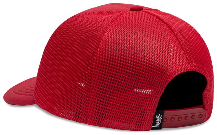 Stussy Big Basic Trucker Cap Cardinal