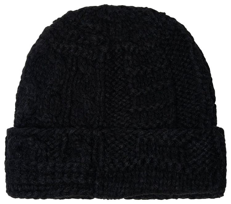 Stussy Knit Patchwork Beanie Black