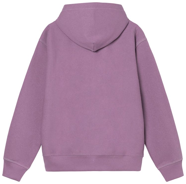 Stussy 8 Ball Embroidered Hoodie Orchid