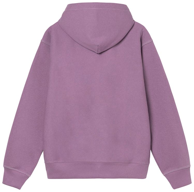 Stussy Stock Applique Hoodie Orchid