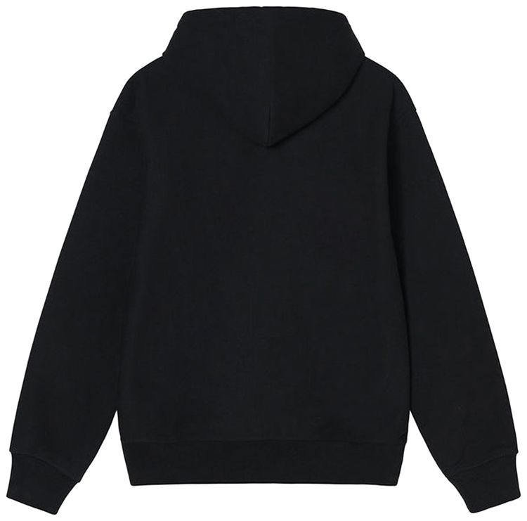 Stussy 8 Ball Embroidered Hoodie Black