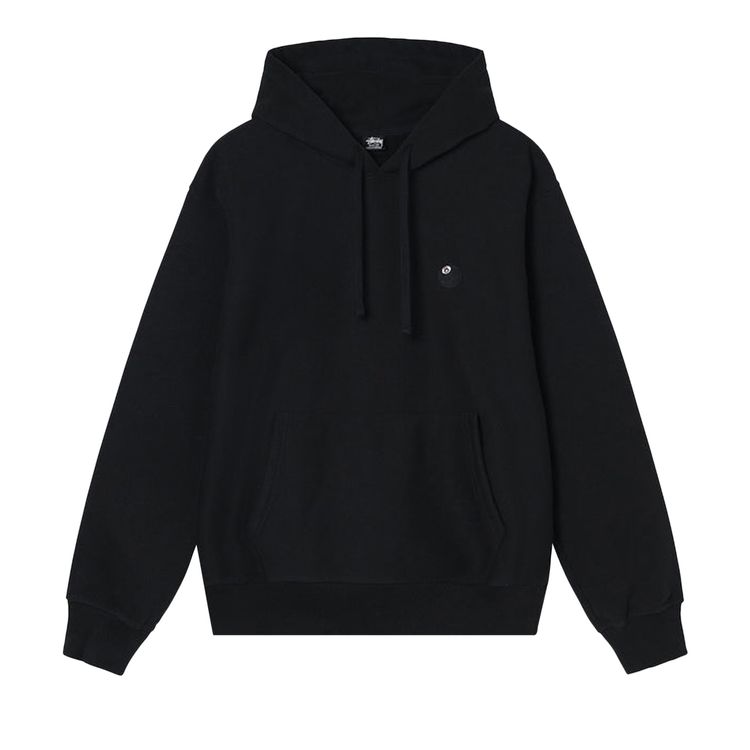 Buy Stussy 8 Ball Embroidered Hoodie 'Black' - 118479 BLAC | GOAT