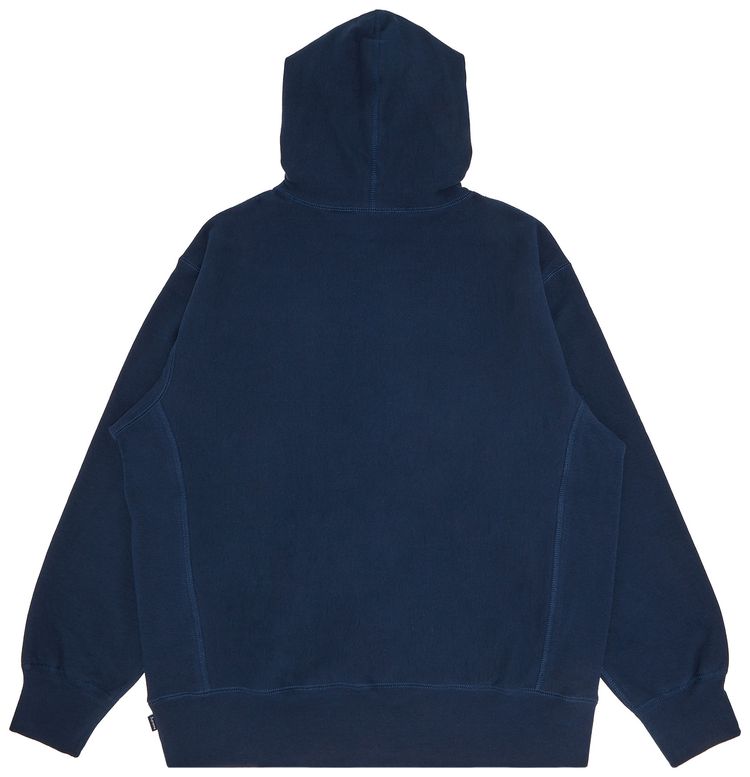 Supreme Capital Hooded Sweatshirt Navy