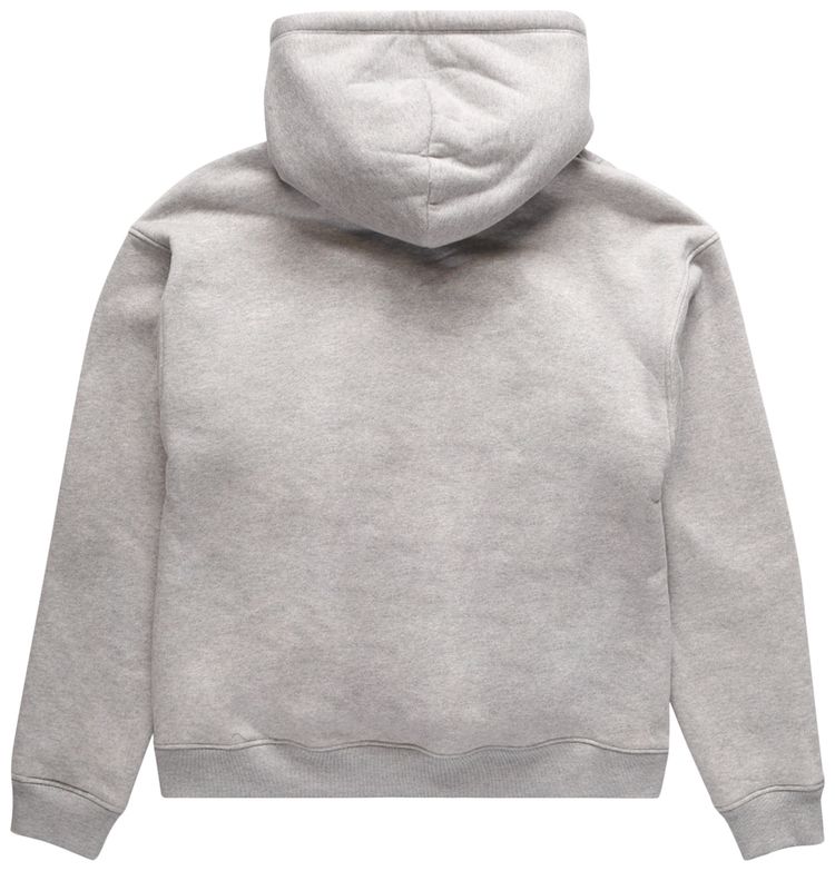 Nahmias Shearling Pullover Hoodie Grey