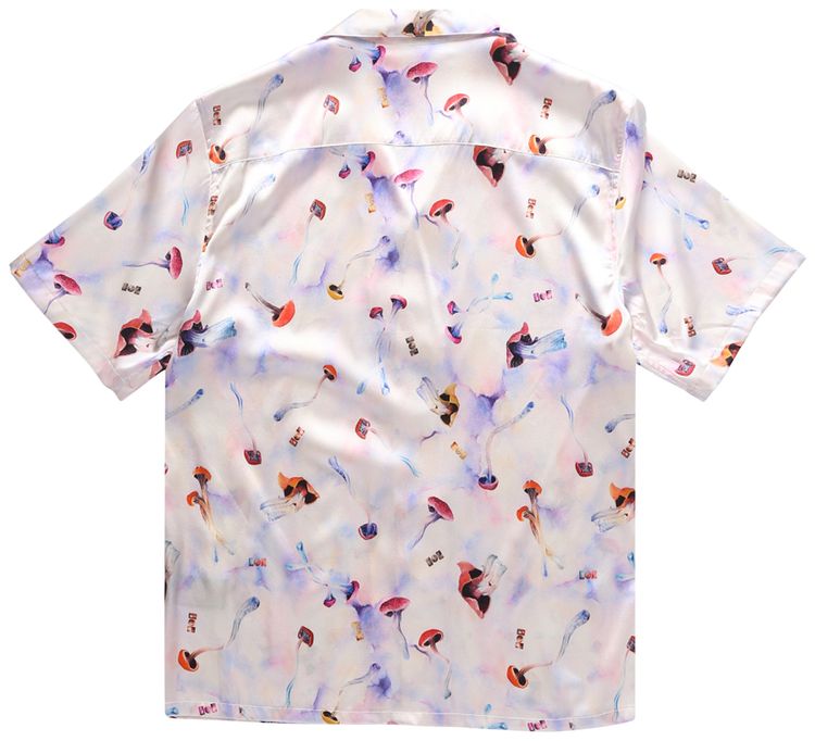 Nahmias Short Sleeve Psychedelic Printed Shirt Mushroom