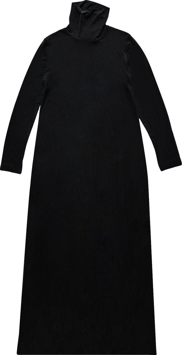 MM6 Maison Margiela Knitted Roll Neck Dress 'Black'