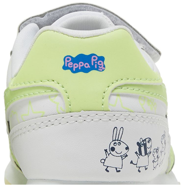 Peppa Pig x Reebok Royal Classic Jogger 3 Toddler Glow In The Dark