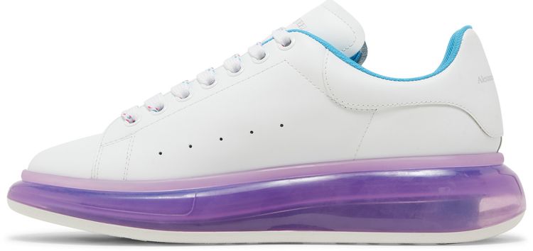 Alexander McQueen Oversized Sneaker Transparent Sole   White Purple
