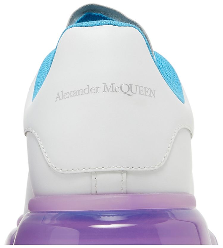 Alexander McQueen Oversized Sneaker Transparent Sole   White Purple