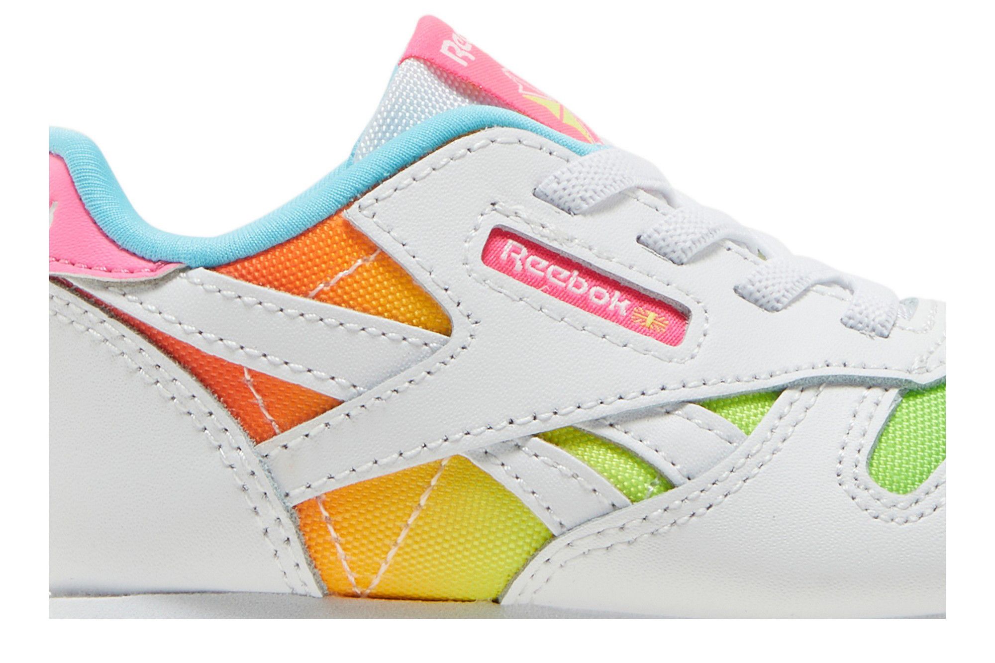 Reebok classic leather rainbow hot sale