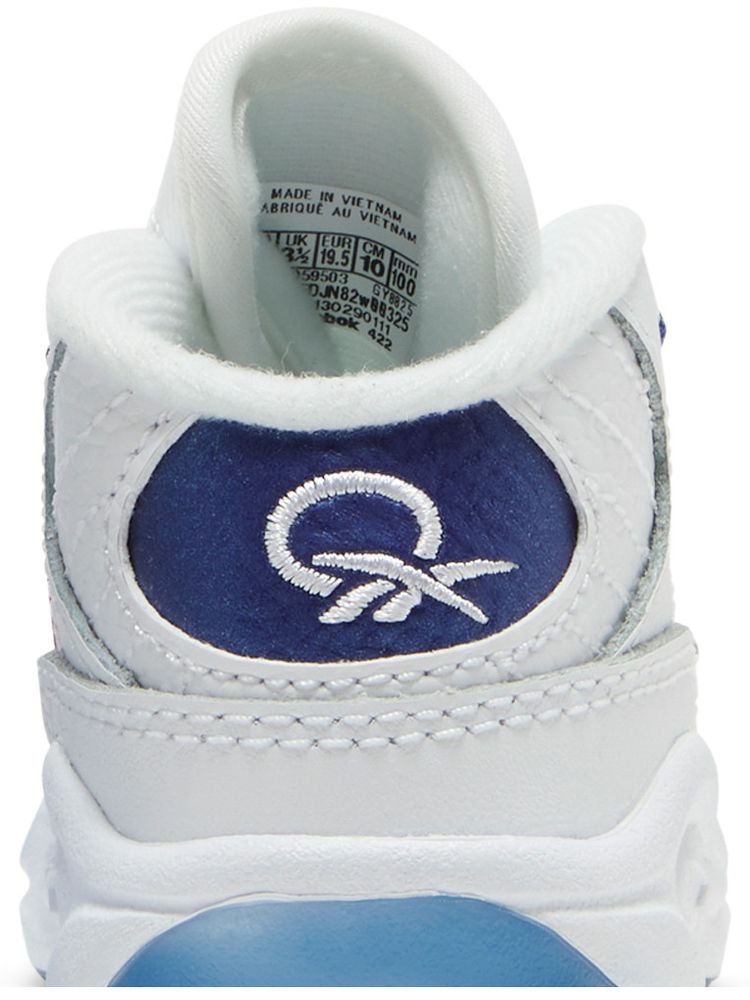 Reebok Question Mid Toddler Blue Toe 2022