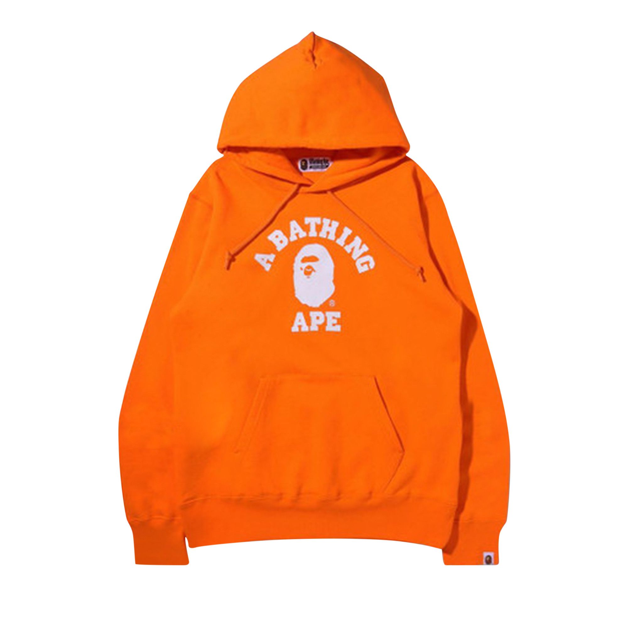 Bape hoodie shop orange camo