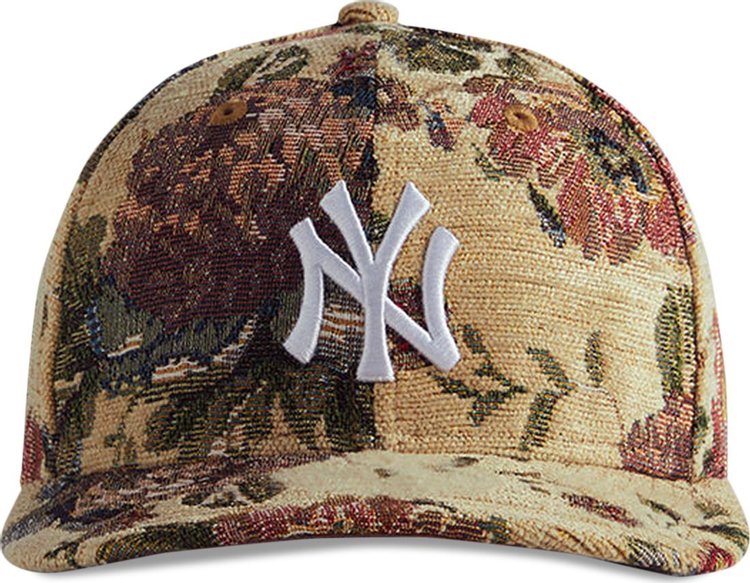 Kith x New Era For New York Yankees Tapestry Floral Waldorf Low Cap 'Highland'