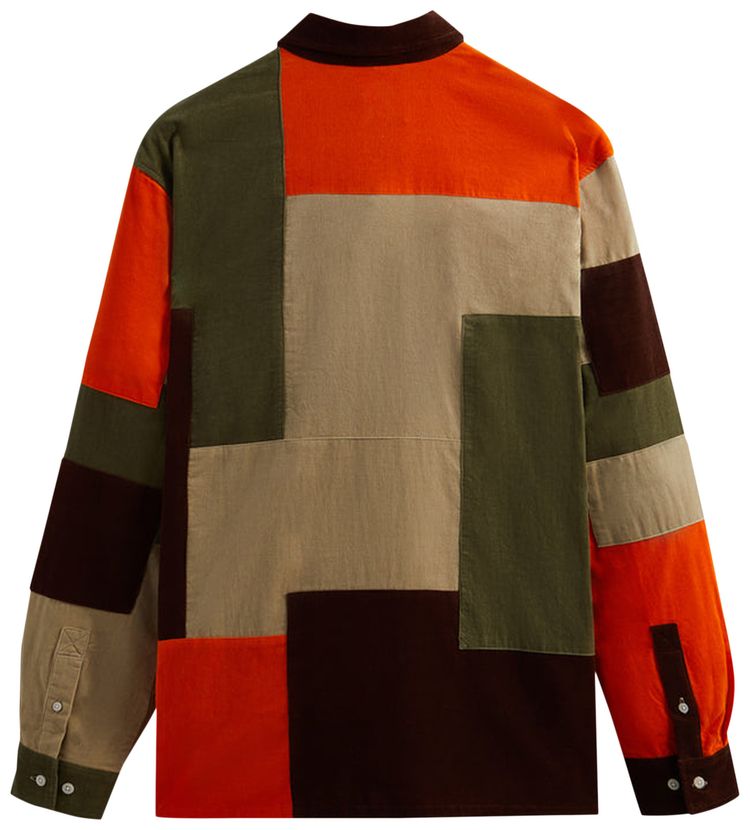 Kith Patchwork Cord Ludlow Shirt Pimento