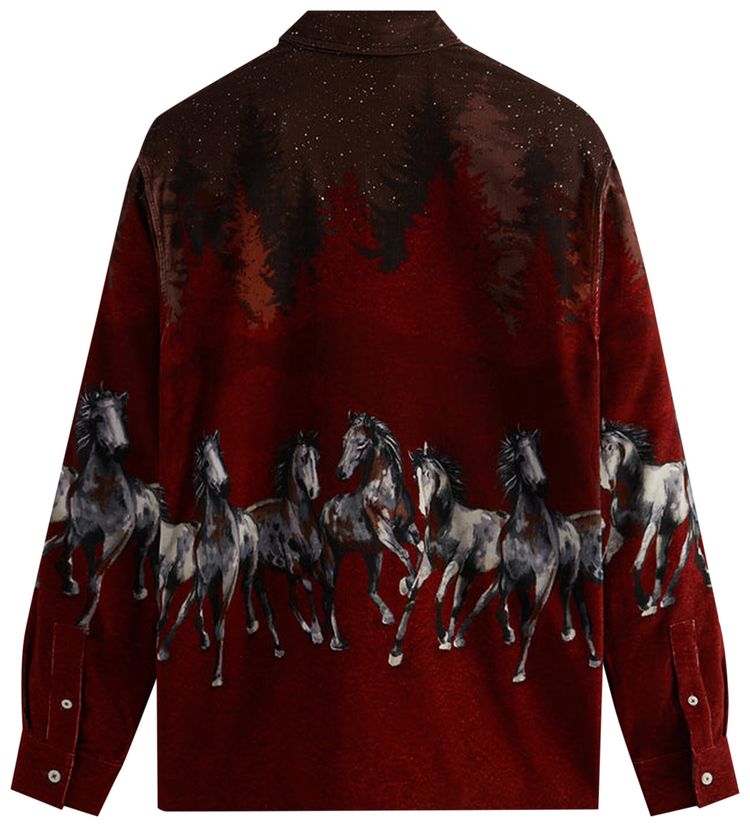 Kith Printed Horses Cord Ludlow Shirt Allure