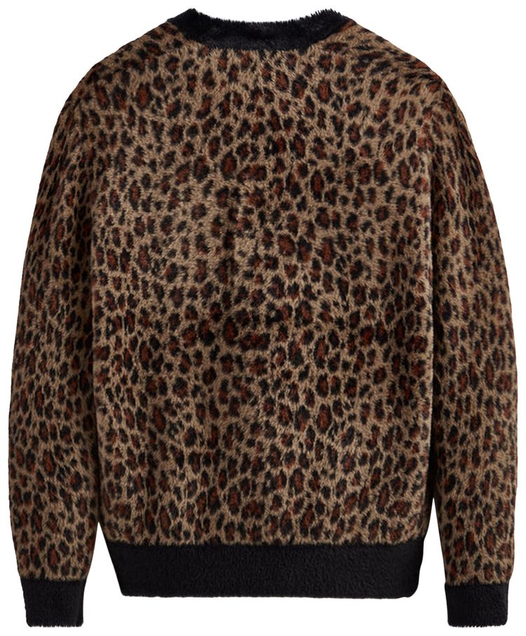 Kith Leopard Mohair Cardigan Birch