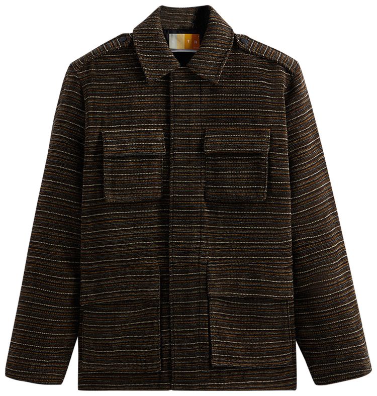 Kith Striped Chenille Duane Field Jacket Ink