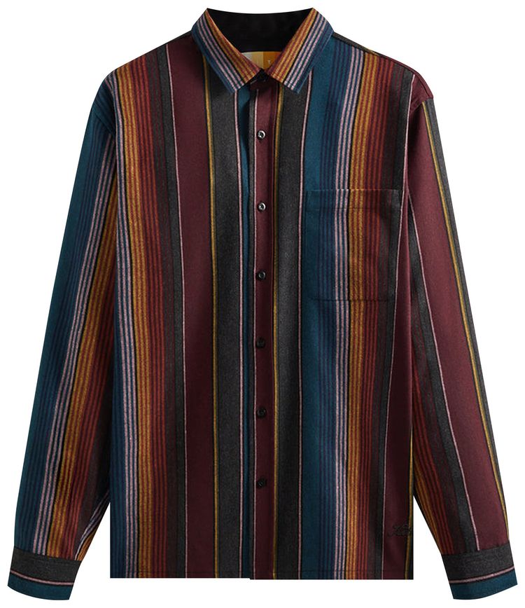 Kith Striped Ludlow Shirt Void