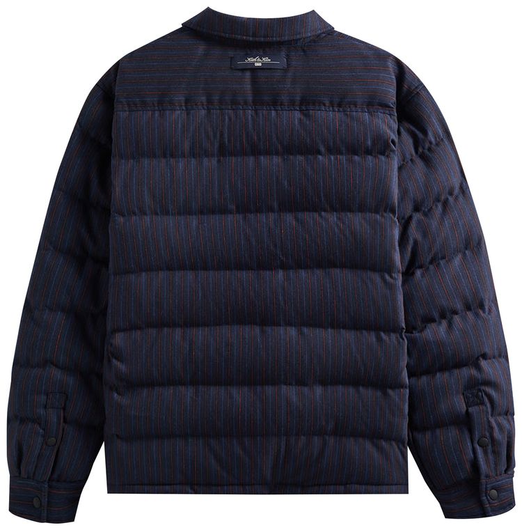 Kith Striped Dover Shirt Jacket Nocturnal