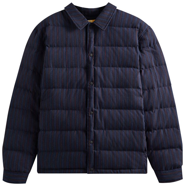 Kith Striped Dover Shirt Jacket Nocturnal