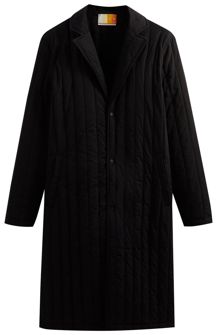 Kith Bryant Quilted Overcoat Black