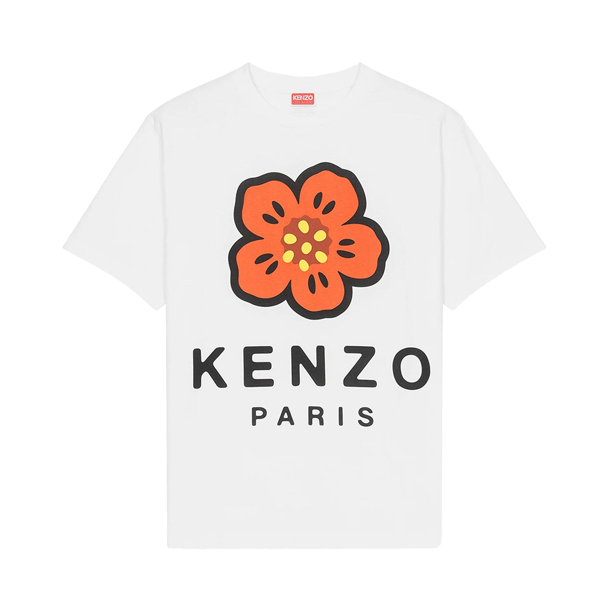 専用　　KENZO フラワーロゴ Tシャツ ホワイト 関税・送料込 KENZO BOKE FLOWER フラワープリント Tシャツ