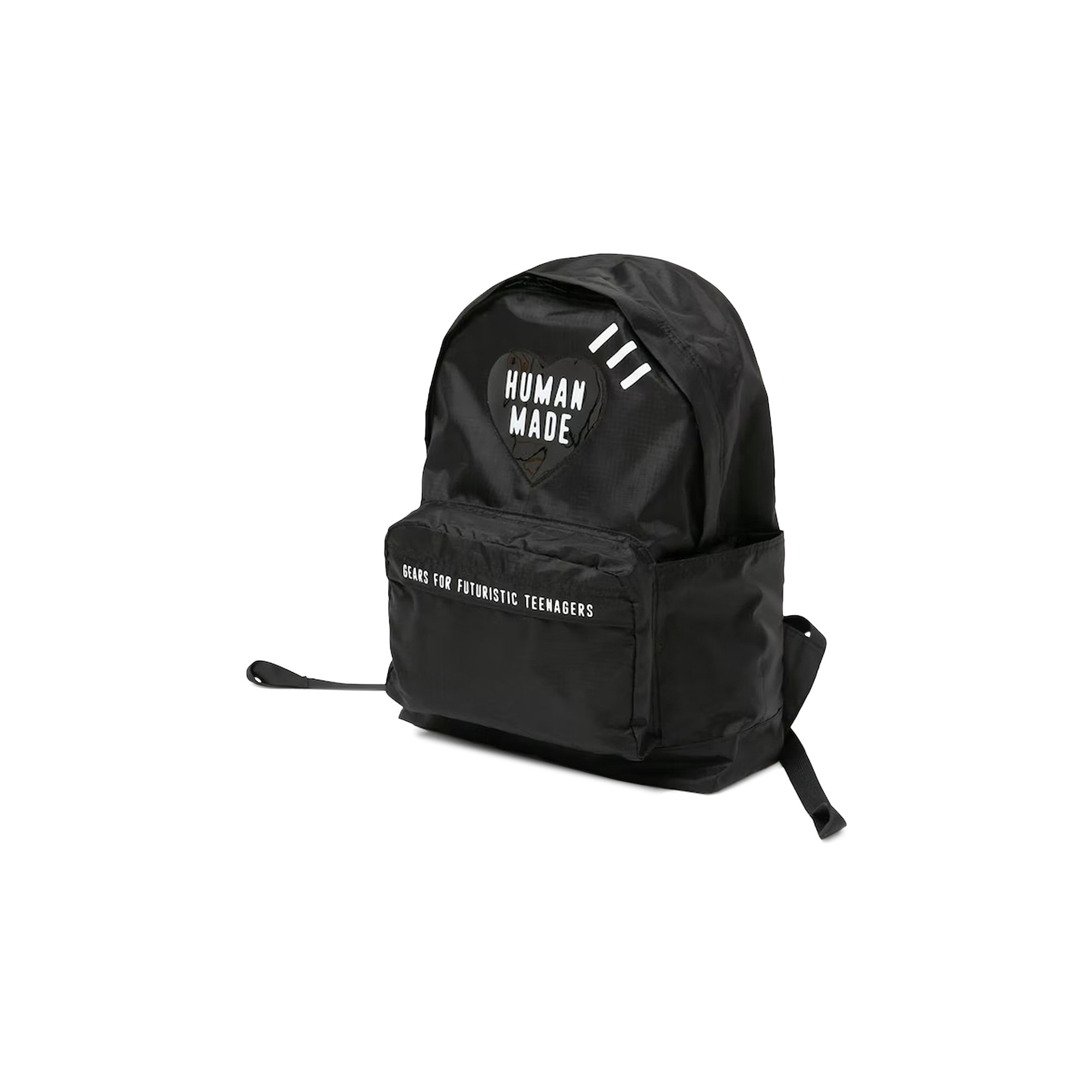 Human Made Rip-Stop Heart Backpack 'Black' | GOAT