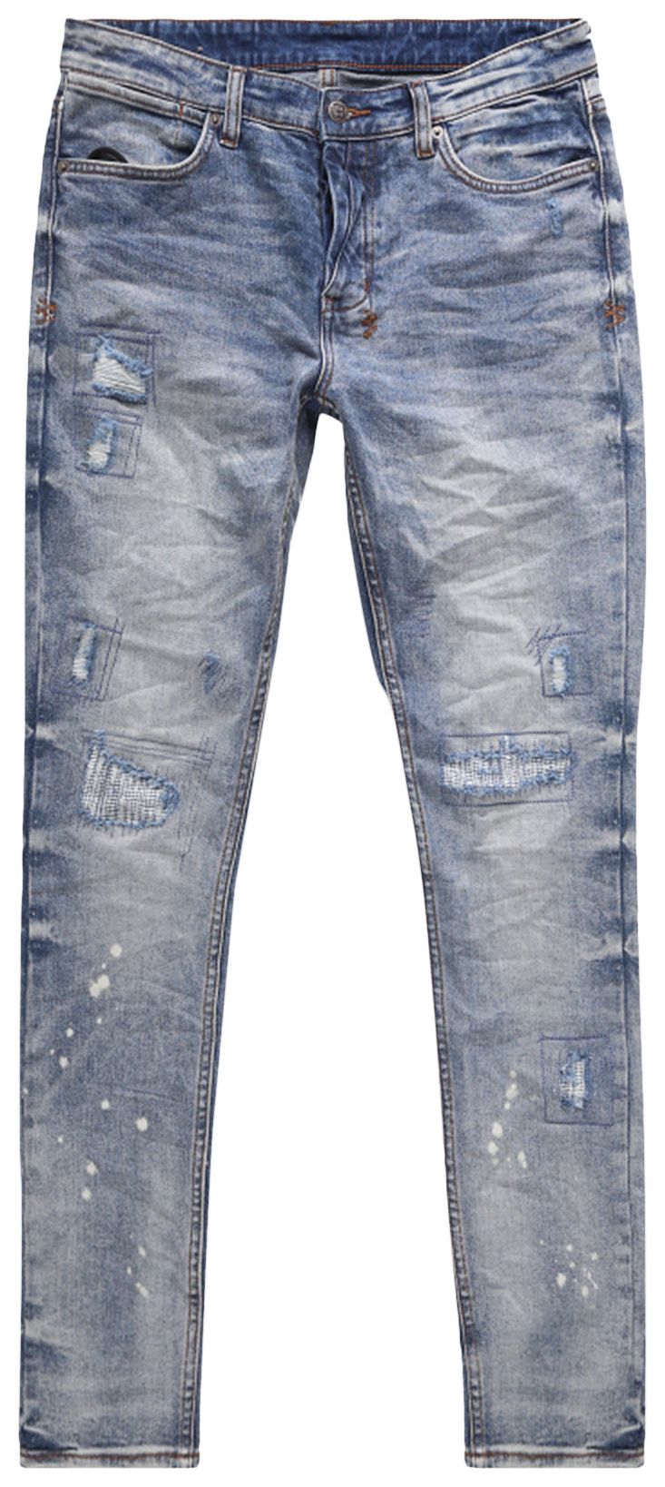 Ksubi Van Winkle North Trashed Pants Medium Wash