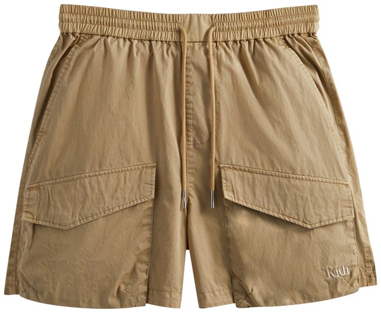 Kith Washed Cotton Boreum Cargo Pocket Short Canvas