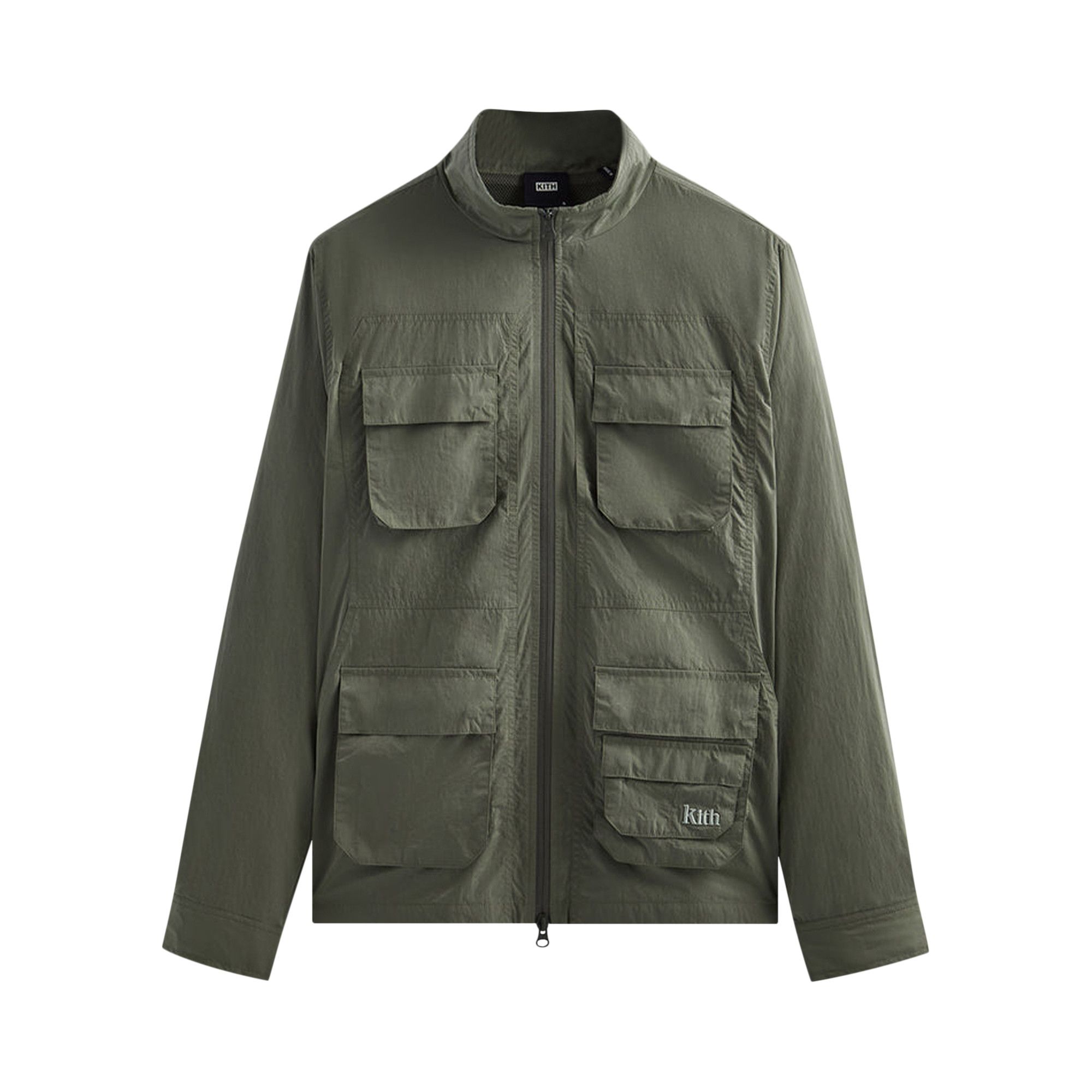 Buy Kith Nylon Zip Front Wolcott Jacket 'Tinge' - KHM010143