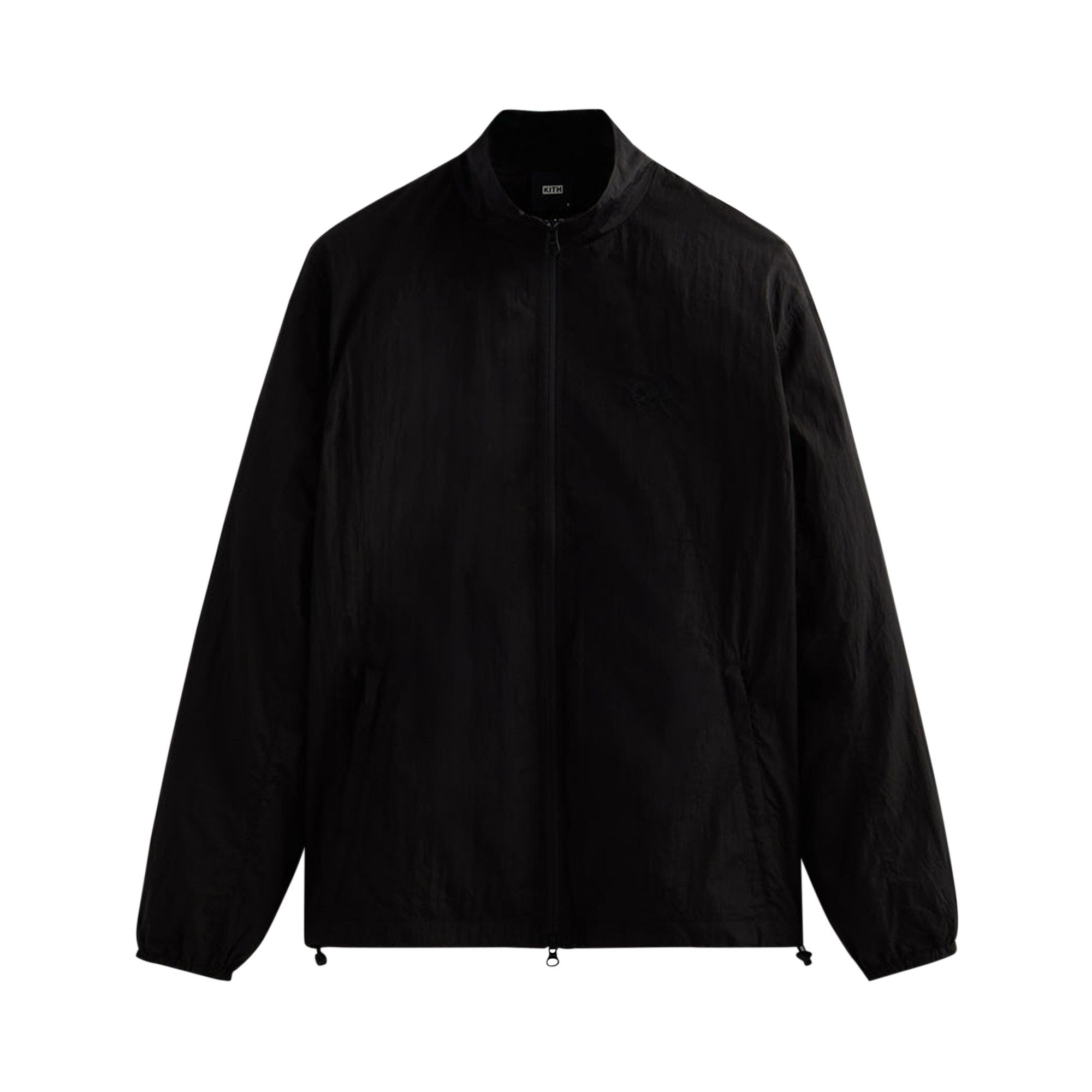 Buy Kith Wrinkle Nylon Windsor Panelled Track Jacket 'Black' - KHM010171  001 | GOAT