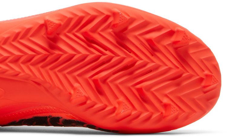 Adidas Adizero Cleats Solar Red Silver Metallic