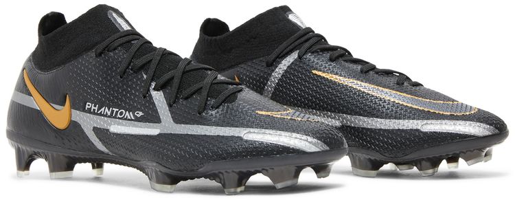 Nike Phantom GT2 DF Elite FG Black Metallic Gold