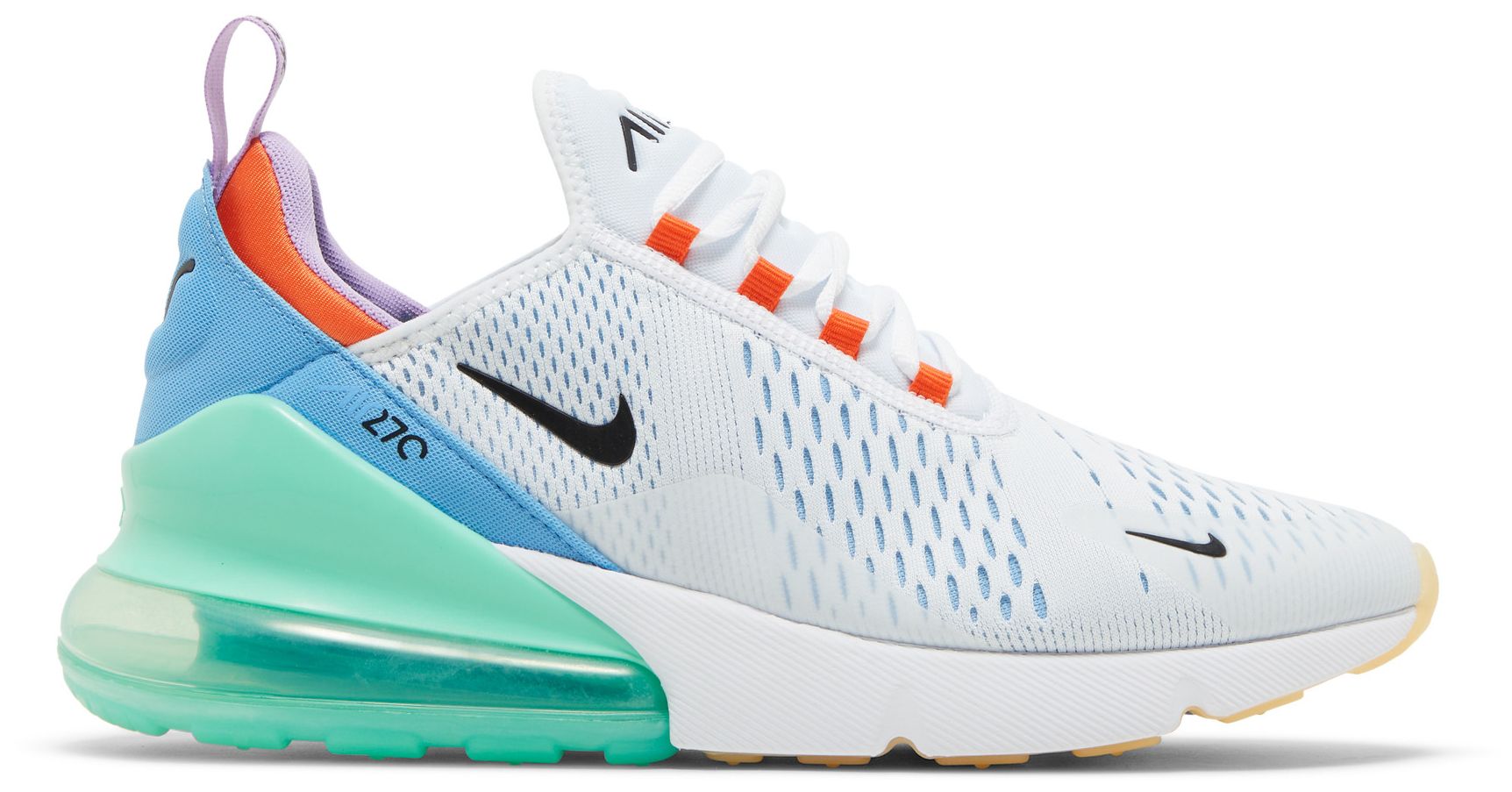 white nike with gum bottom