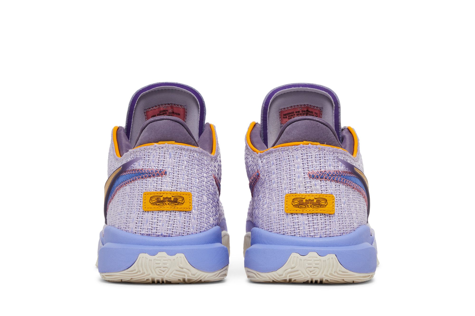 Lebron purple and gold shoes store