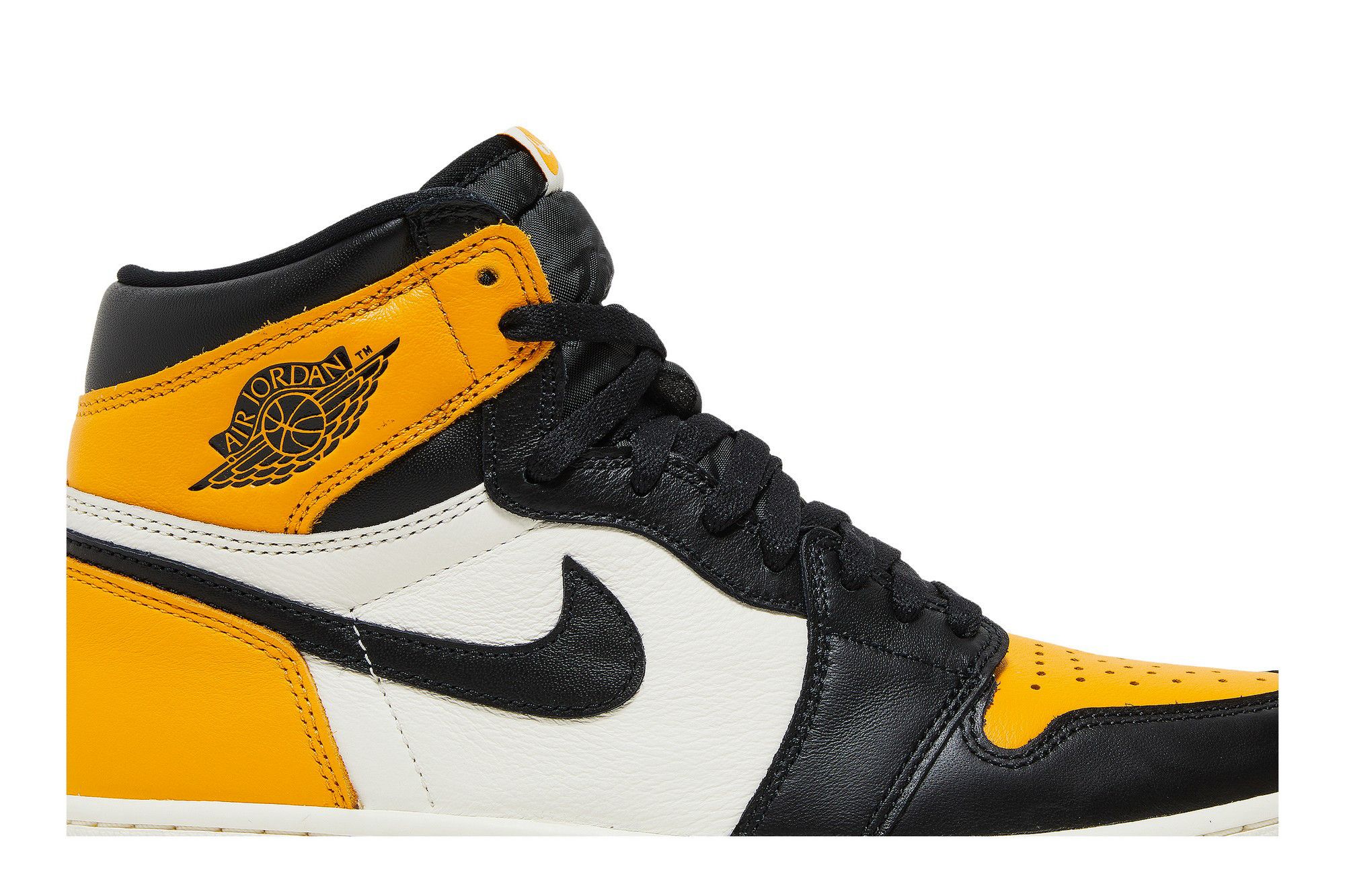 Air jordan mid black yellow discount