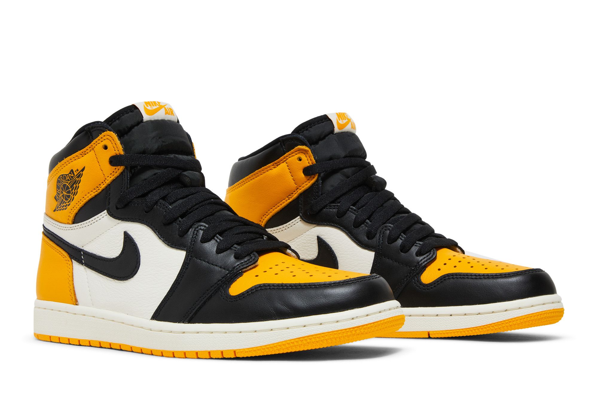 Size 10.5 Air Jordan 1 Retro High OG Yellow Toe