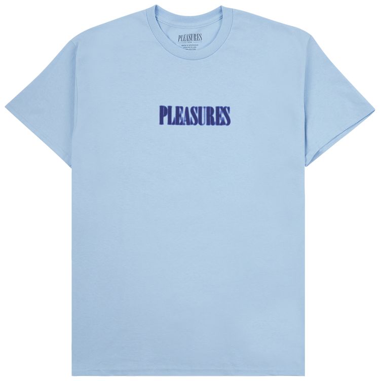 Pleasures Blurry T Shirt Blue