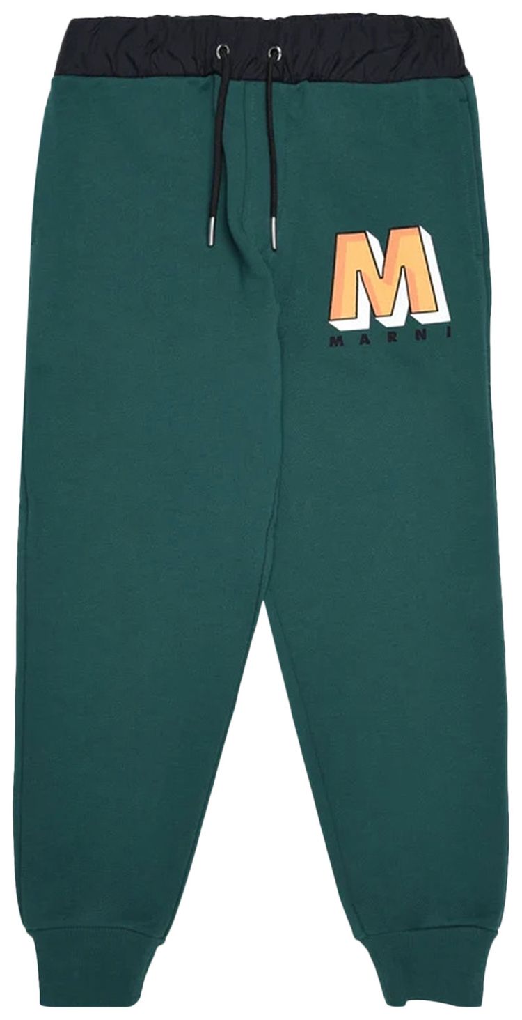 Marni Kids Sweatpants Green