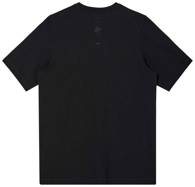Y 3 CH1 Stripes Short Sleeve T Shirt Black