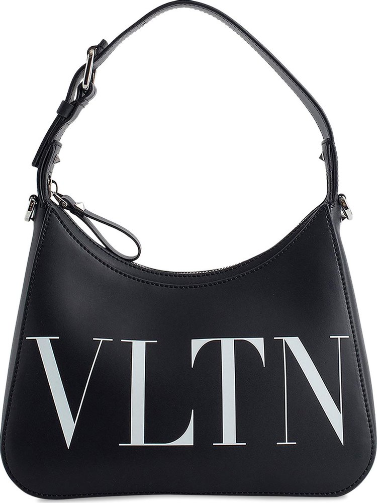Valentino Logo Hobo Bag 'Black'