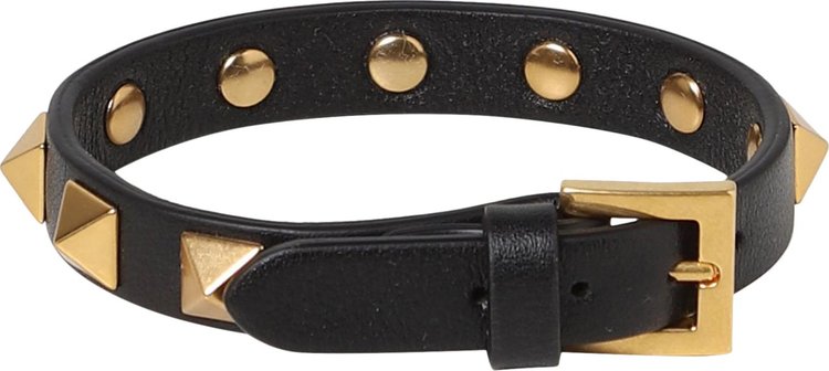 Valentino Rockstud Bracelet Black