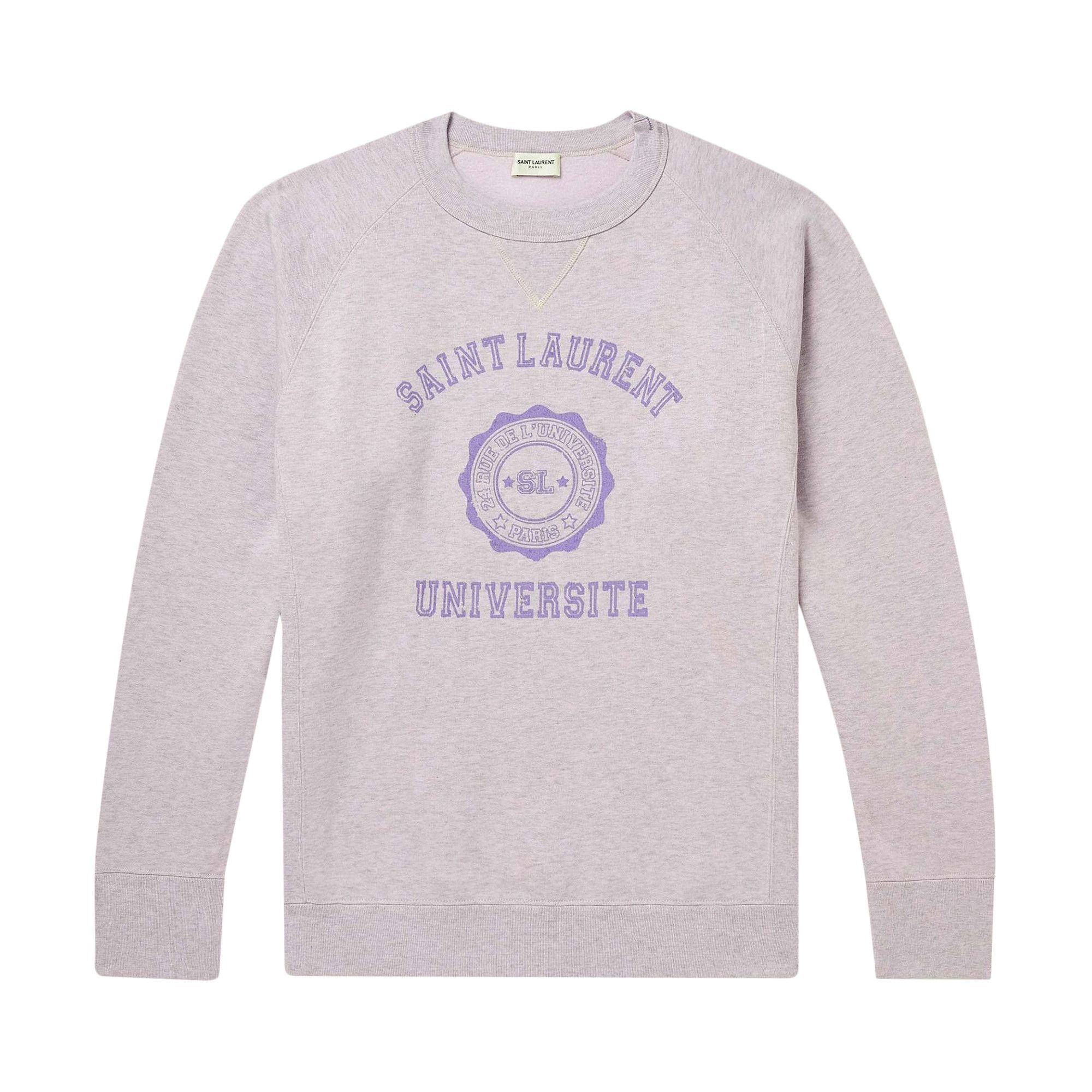 Saint laurent universite sweatshirt on sale