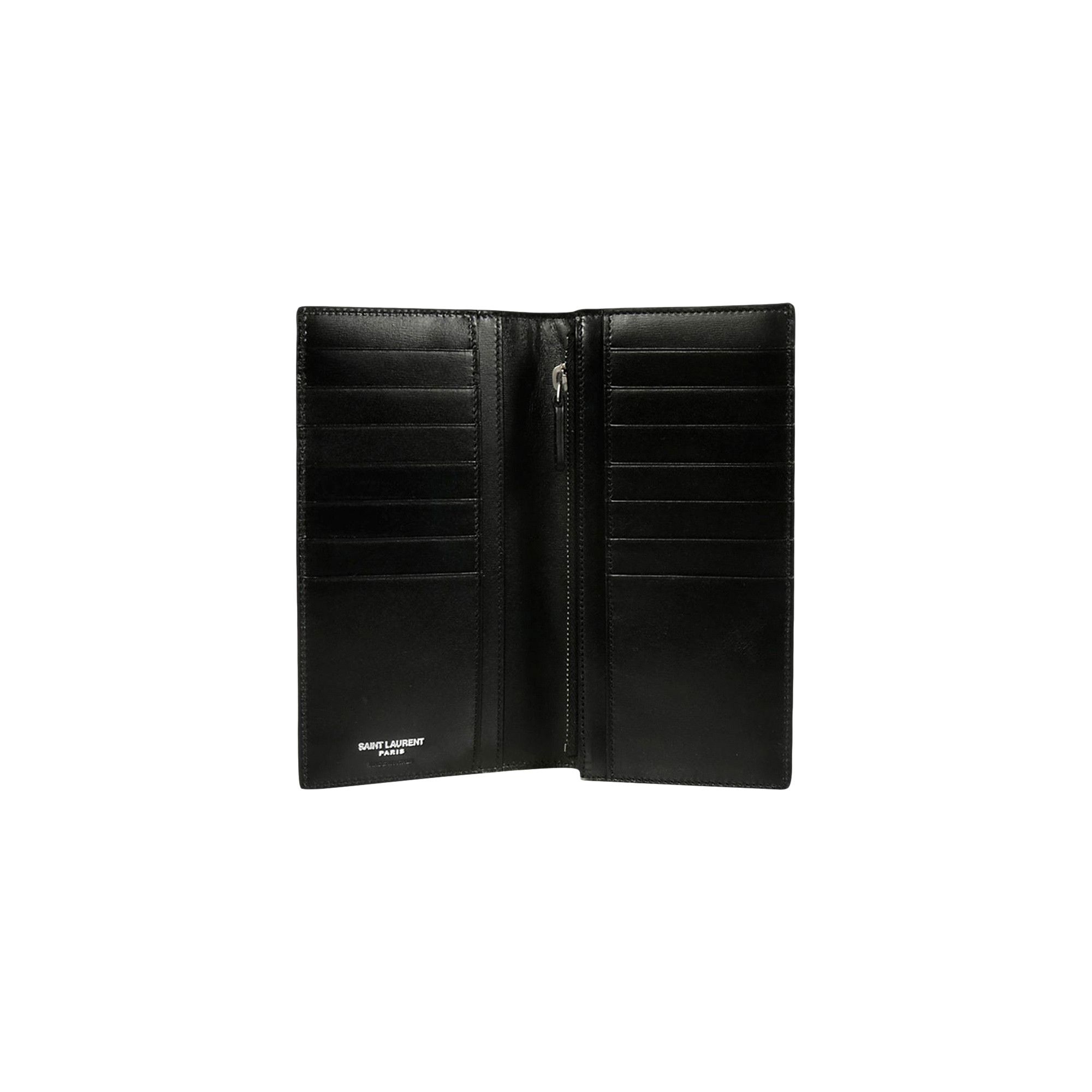長財布 SAINT LAURENT CASSANDRE LEATHER CONTINENTAL WALLET CASSANDRE continental wallet in grain de poudre leather