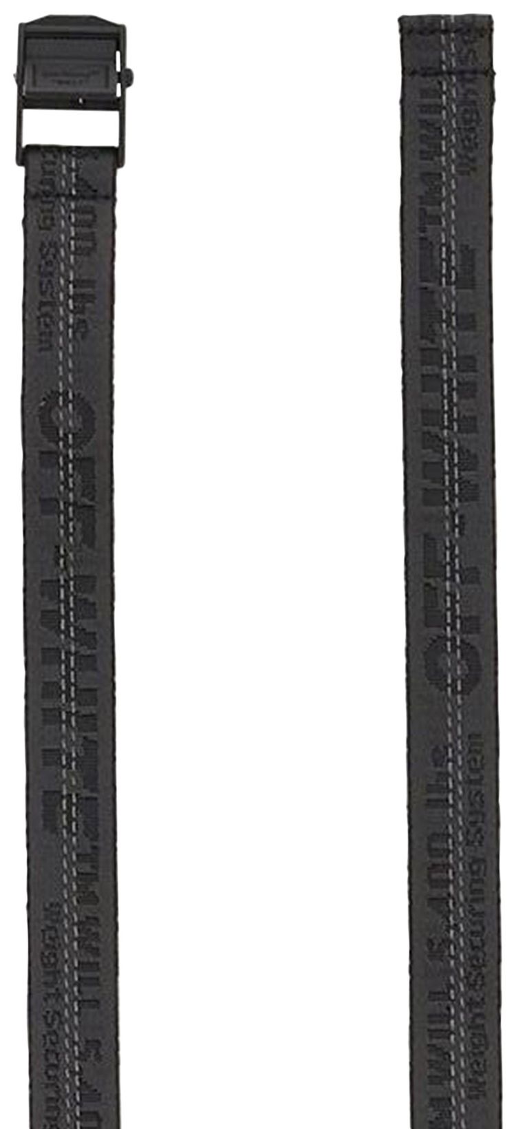 Off White Mini Industrial Belt Black