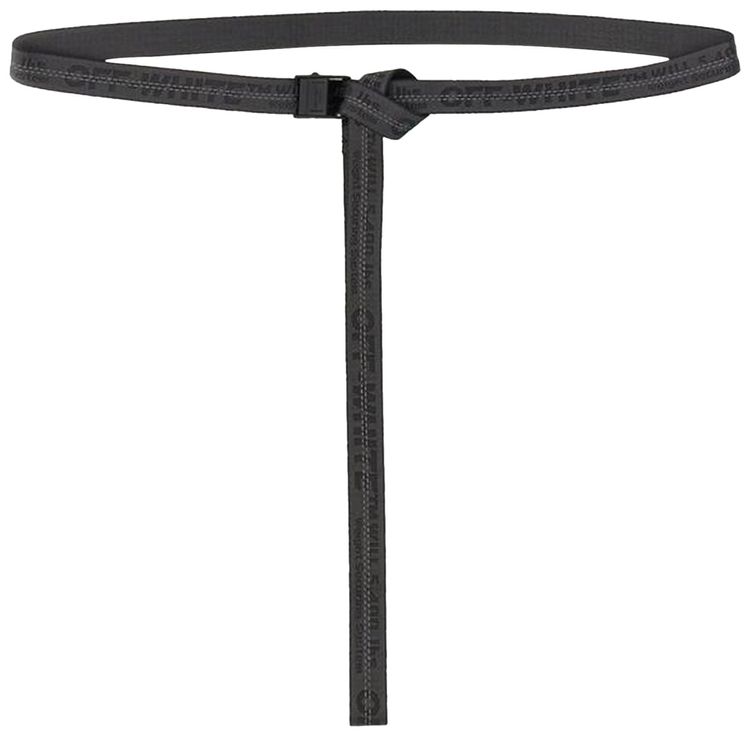 Off White Mini Industrial Belt Black