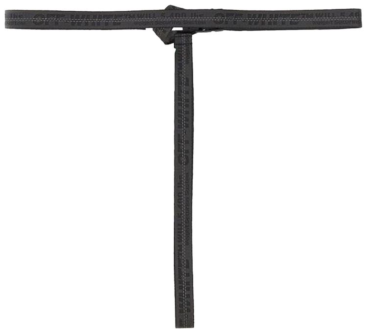 Off White Mini Industrial Belt Black