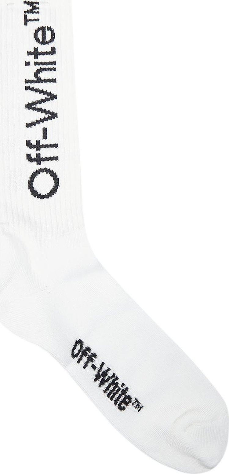 Off-White Arrow Mid Length Socks 'White/Black'