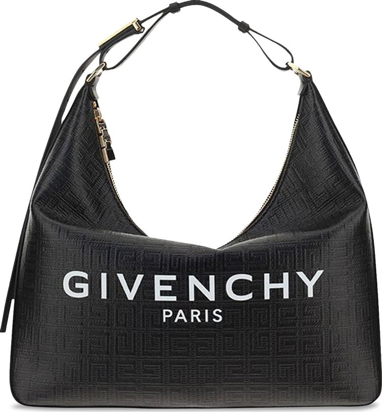 Givenchy Small Moon Cut-Out Hobo Bag 'Black'